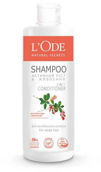 Šampūnas - kondicionierius 2in1 LODE silpniems plaukams 400g