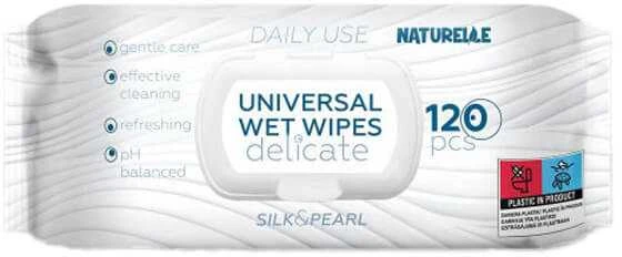 Drėgnos servetėlės Naturelle Delicate 120vnt