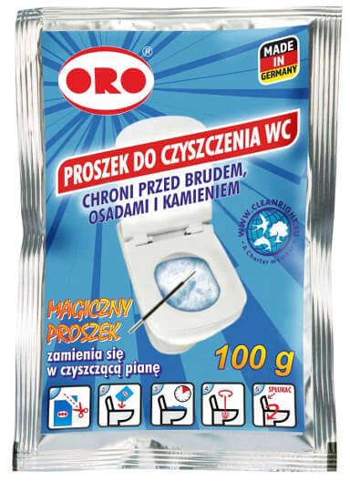 Tualeto valymo milteliai ORO 100g