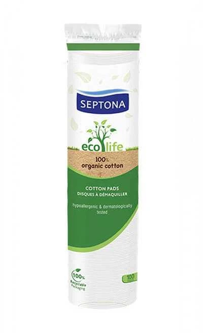 Vata makiažui valyti Septona ecolife 100vnt
