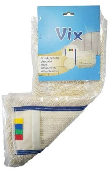 VIX grindų šepečio medvilninis dangalas 40cm