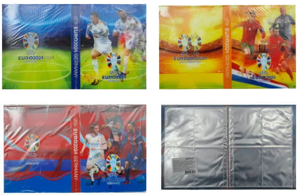 Žaidimų kortų albumas Football 3D Įvairių spalvų