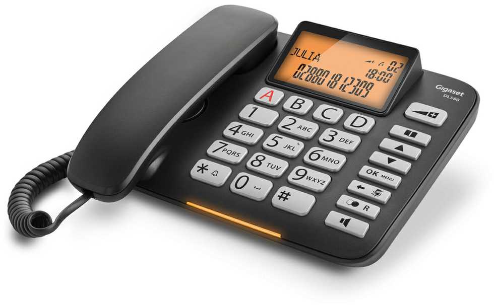 Fiksuotojo ryšio telefonas Gigaset DL 580