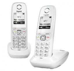 Belaidis Telefonas - Gigaset A690 Duo, Skaitmeninė Atsakiklis, Laidinis Režimas, Balta