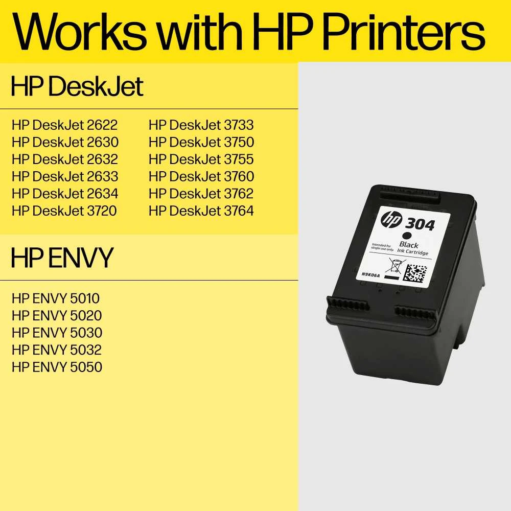 Hewlett Packard (HP) HP Nr.304 XL (N9K07AE), trispalvė kasetė