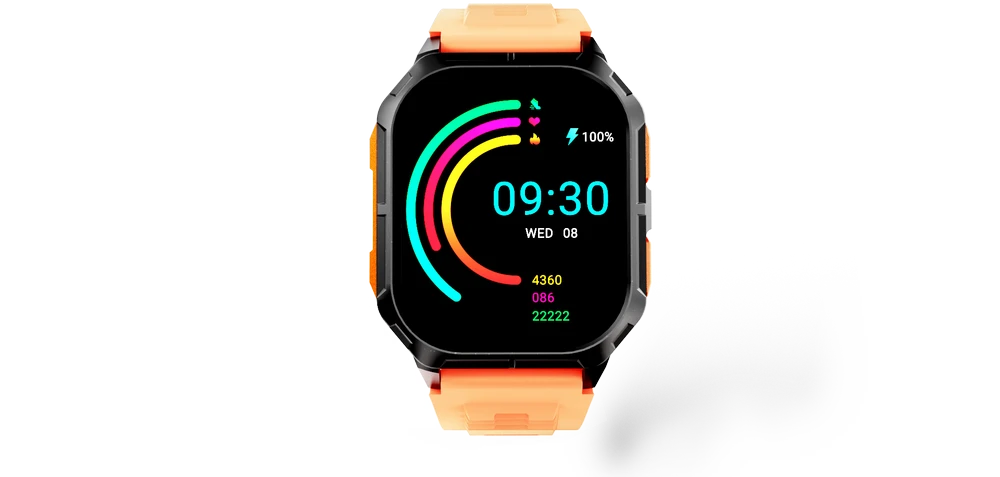 HiFuture FutureFit Ultra3 išmanusis laikrodis Oranžinis