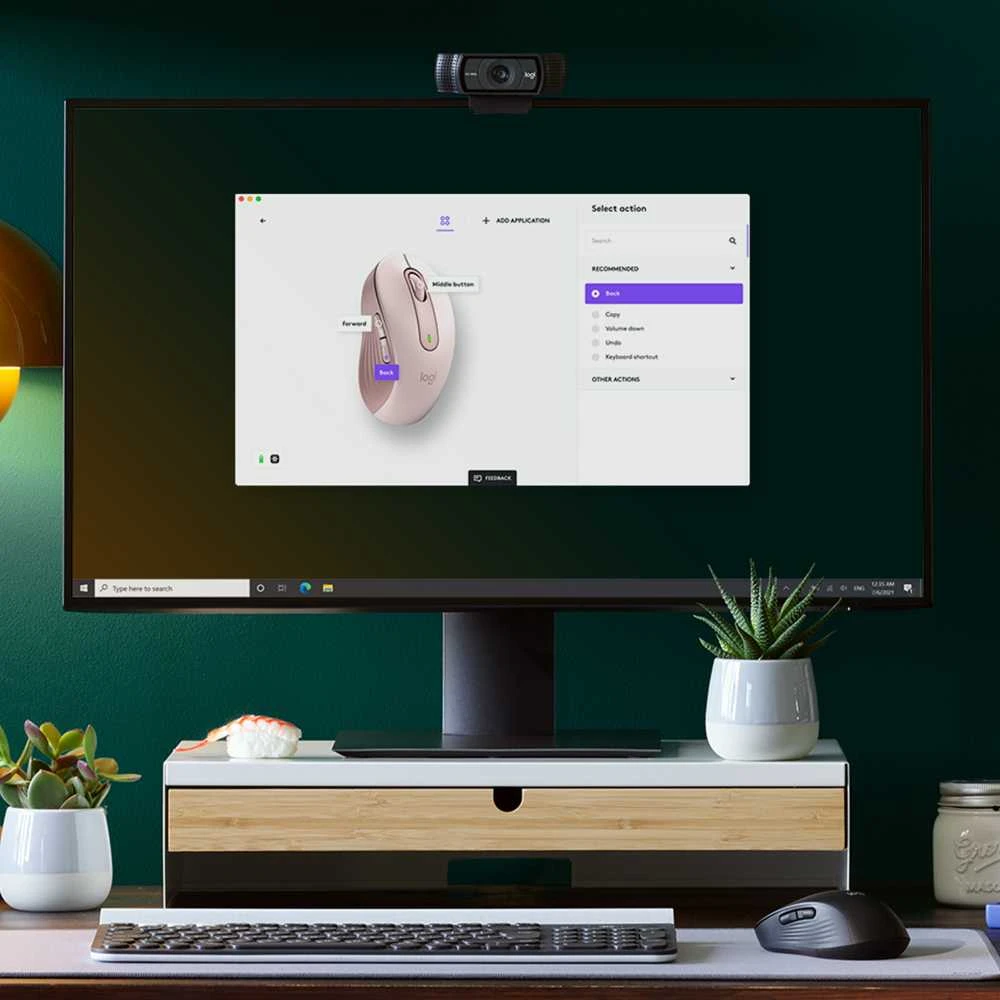Belaidė pelė Logitech Signature M650 L, rožinės spalvos