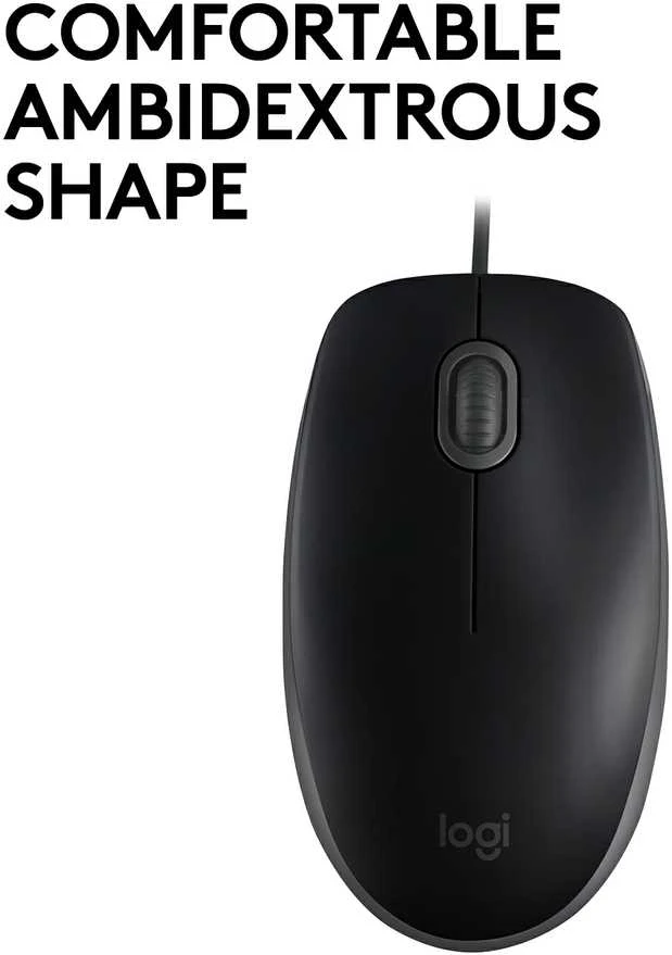Pelė Logitech B110 Silent, Juoda