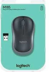 Bevielė pelė Logitech M185 pilka