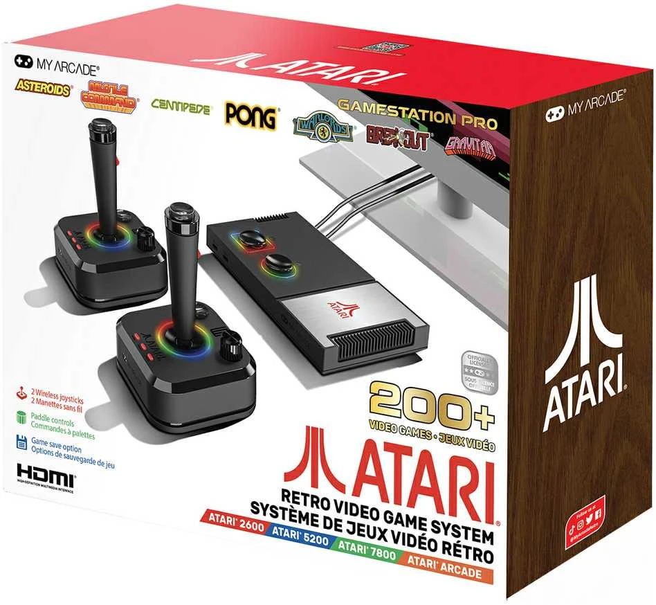 Jokomisiada MY ARCADE Mano Arcade Gamestation Pro Atari 200 žaidimai