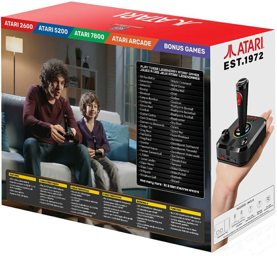 Jokomisiada MY ARCADE Mano Arcade Gamestation Pro Atari 200 žaidimai