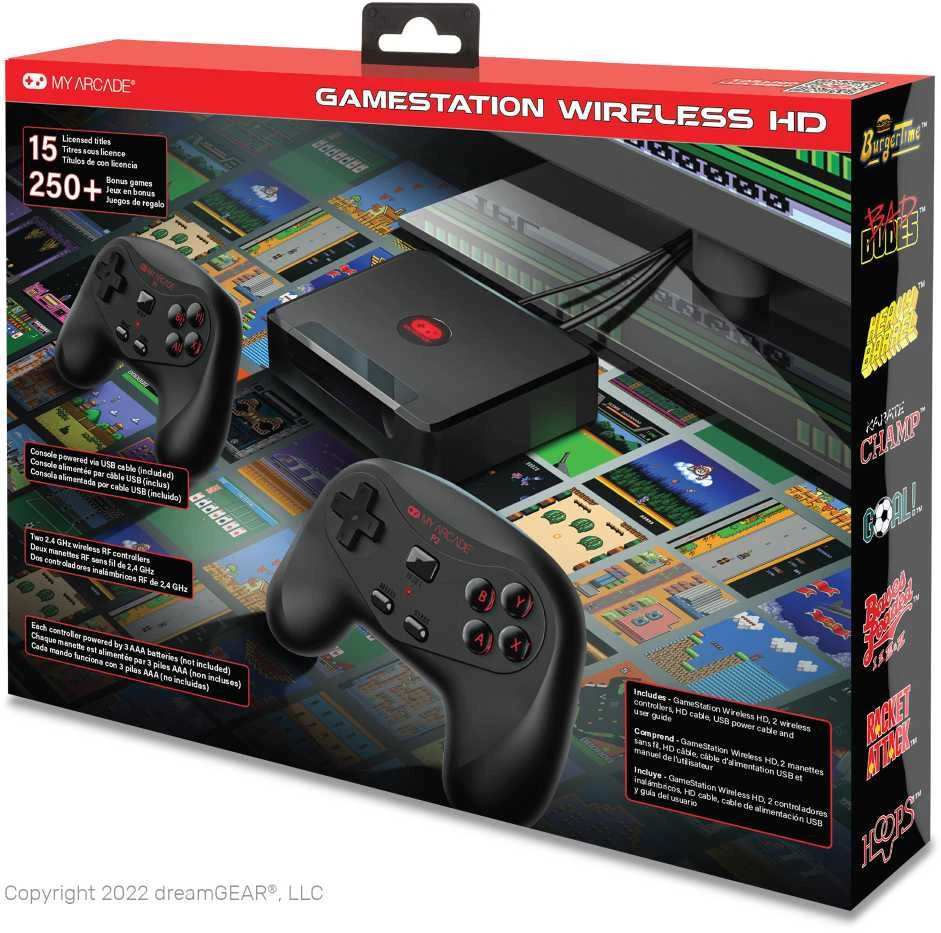 MY ARCADE Mano arkadinis žaidimų automatas belaidžiams 308 žaidimams