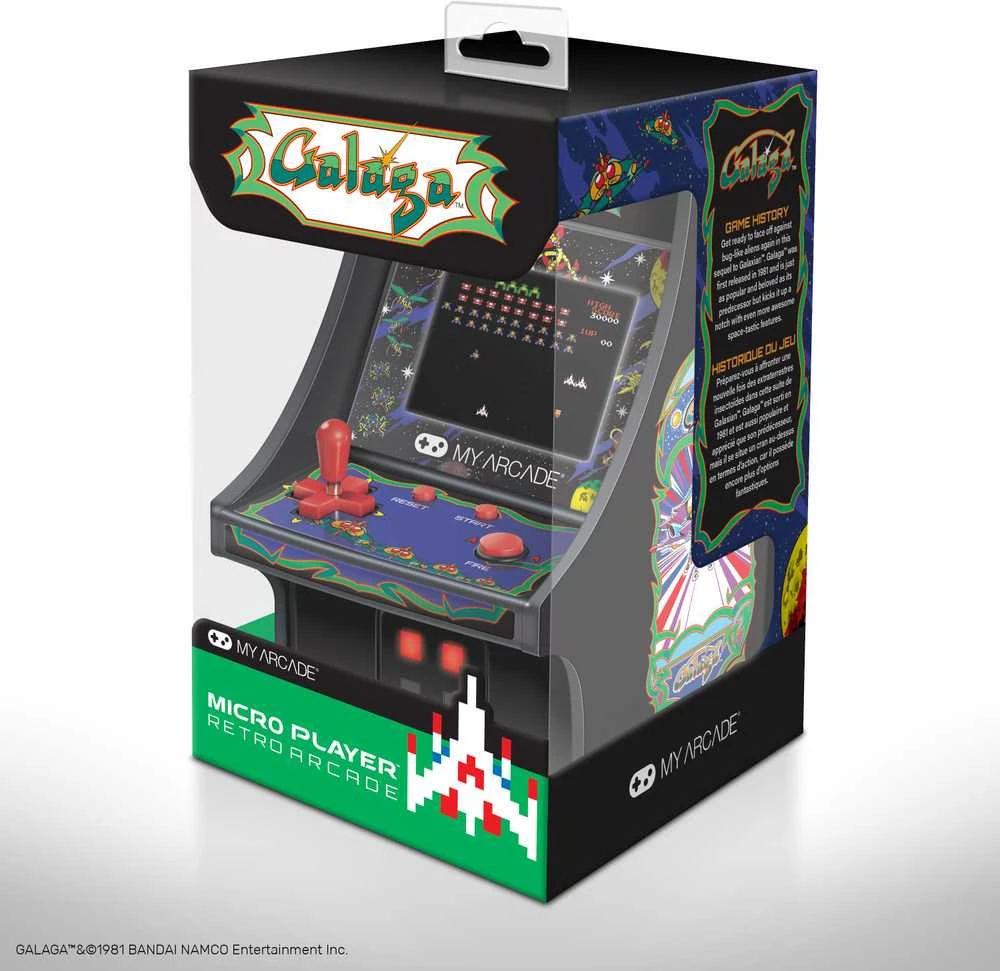 Kompiuterinė Konsolė My Arcade Micro Player Galaga 6,75"
