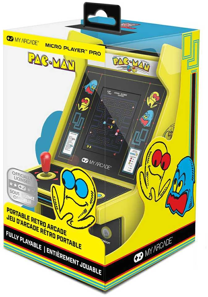 Dreamgear MY ARCADE Žaidimų Konsolė Player Pro Pacman 6.75"