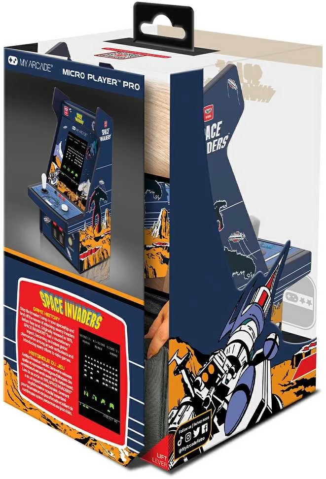 MY ARCADE Žaidimų Konsolė Pro Space Invaders 6,75"