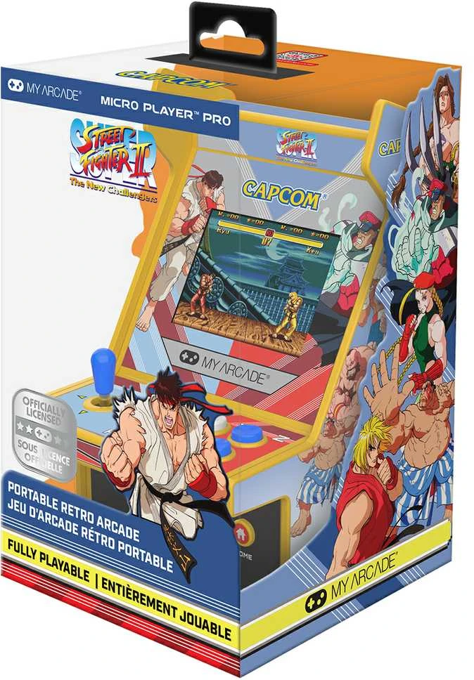 MY ARCADE Žaidimų Konsolė Pro Super Street Fighter 2 6.75"