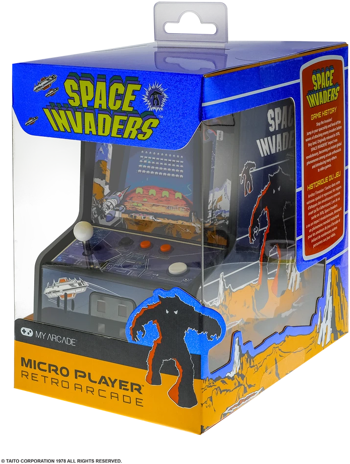 MY ARCADE Žaidimų Konsolė Player Space Invaders 6,75"