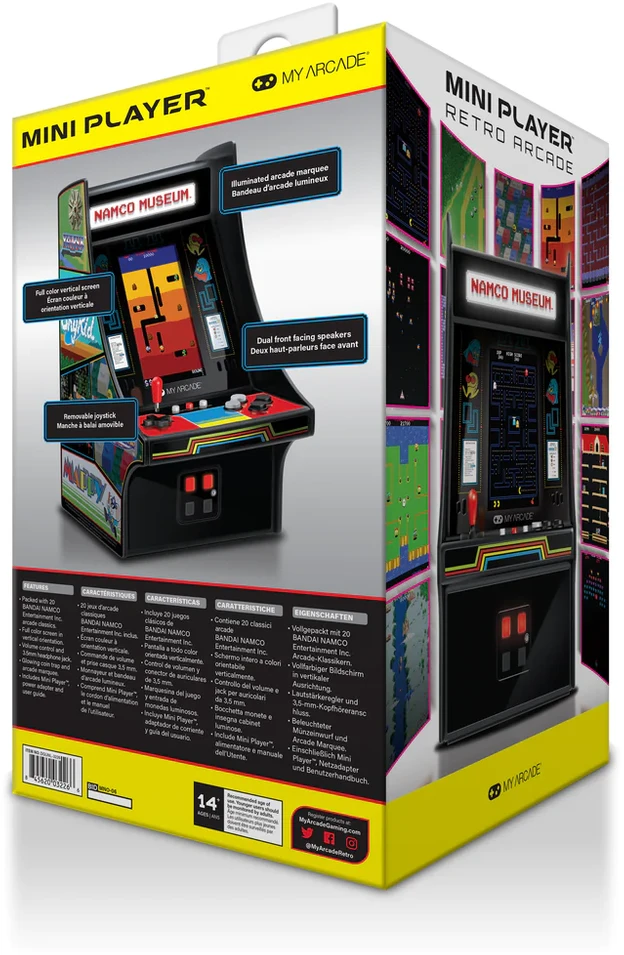 „My Arcade Mini Player Namco Museum 20“ žaidimų