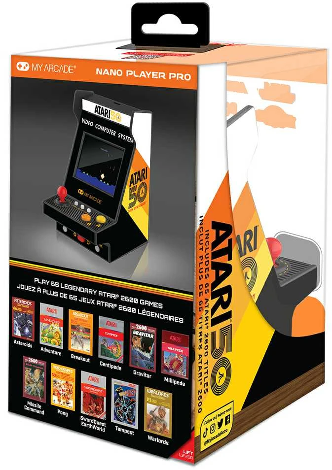 My Mano žaidimų automatų nano grotuvas Atari 75 žaidimai 4,5 colio