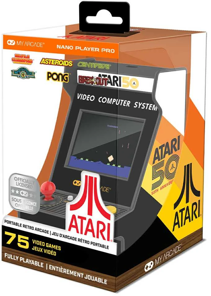My Mano žaidimų automatų nano grotuvas Atari 75 žaidimai 4,5 colio