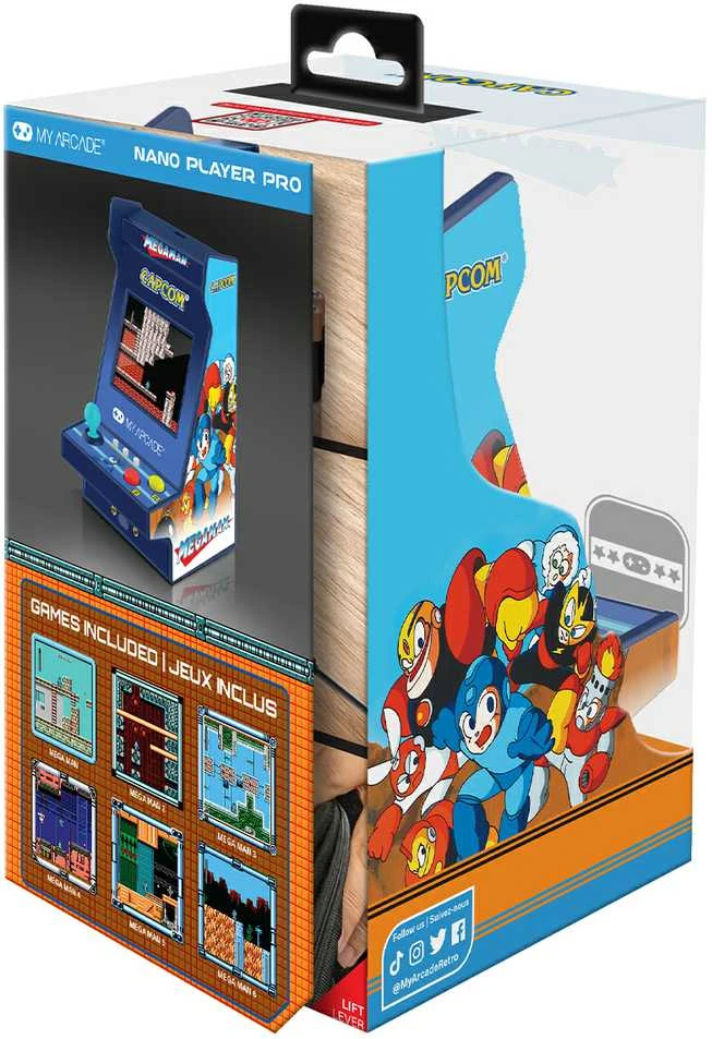 MY ARCADE Mano Arkadinis Nano Grotuvas Megaman 6 Žaidimai 4,5"