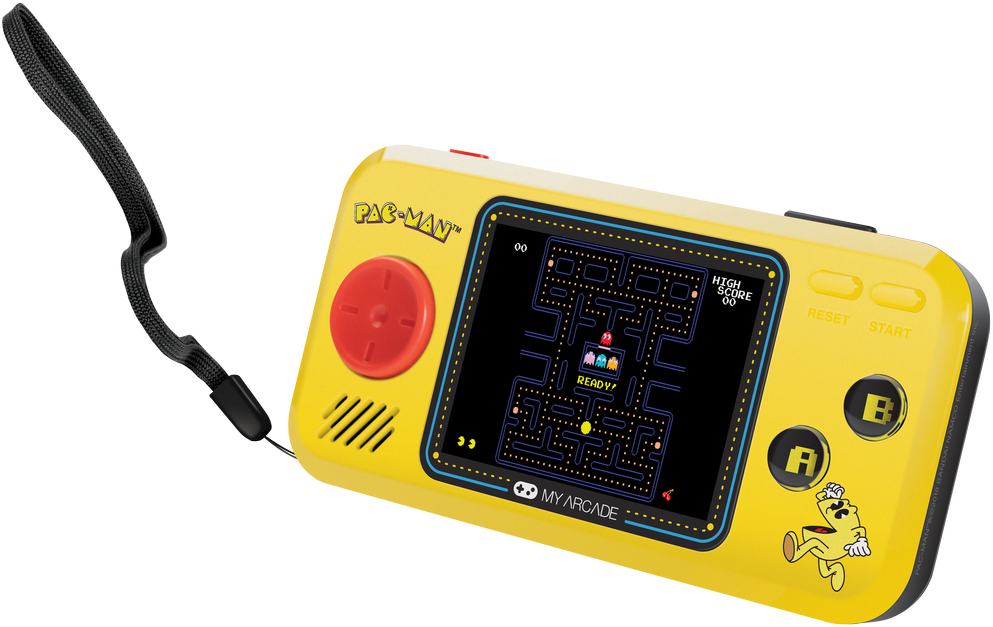 MY ARCADE Mano arkadinis kišeninis žaidėjas Pacman 3 žaidimai