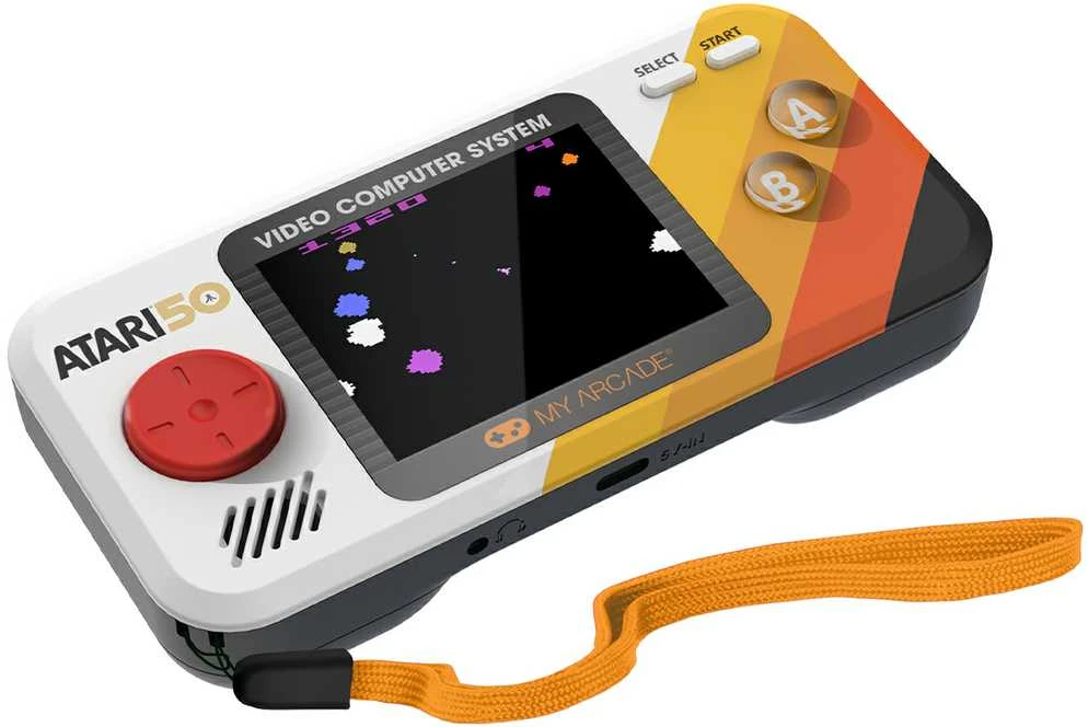 MY ARCADE MANO ARKADA Mano Arcade Pocket Player Pro Atari 100 žaidimai