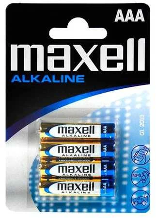 „Maxell“ šarminės LR-03 AAA baterijos, 4 vnt., vienkartinės