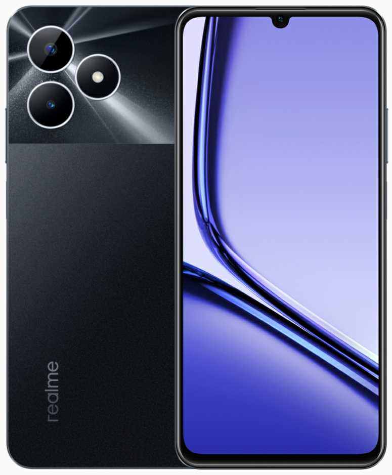REALME NOTE 50 RMX3834(EU) 64GB 3GB MIDNIGHT Juodas, modelis