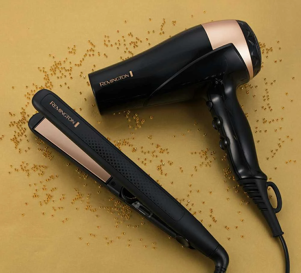 Plaukų Formavimo Prietaisai - Remington S6308 Plaukų Tiesintuvas 230°C, 15s Įkrovimo Laikas, Keramika, Juoda