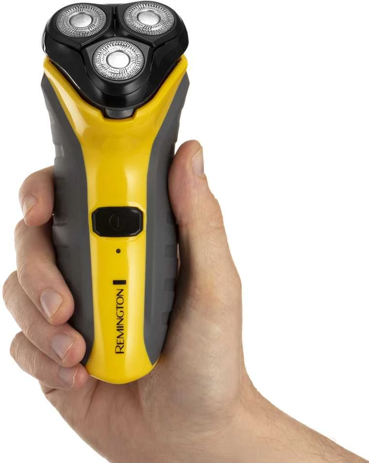 Barzdaskutė Remington | Rotary Shaver | PR1855 Virtually Indestructible | Cordless | Geltona/Juodas