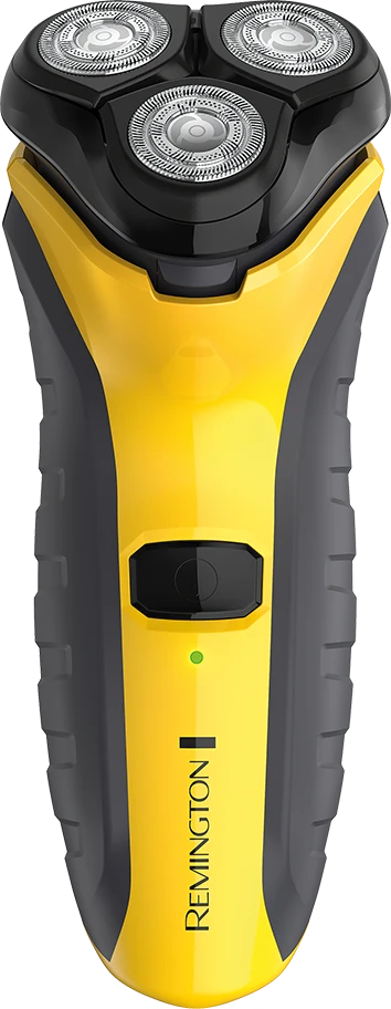 Barzdaskutė Remington | Rotary Shaver | PR1855 Virtually Indestructible | Cordless | Geltona/Juodas