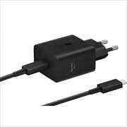 Samsung PD 45W Type-C sieninis pakrovėjas (su laidu) Juodas