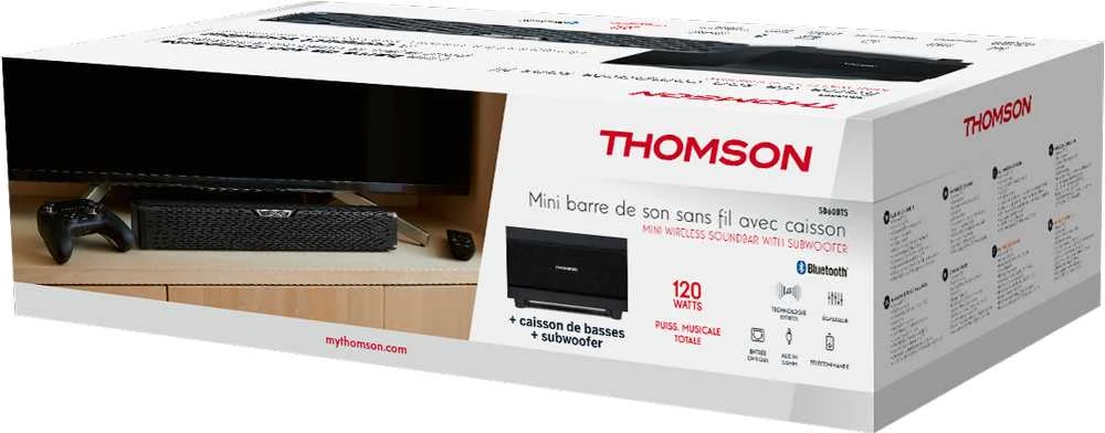 Namų kino sistema Garso sistema Thomson SB60BTS 60 W
