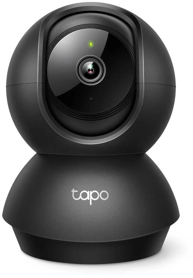 TP-LINK Pan/Tilt namų apsaugos WiFi kamera su dienos/nakties vaizdu, 1080p FHD, Micro SD kortelių talpa iki 128 GB, H.264 vaizdo įrašas, 360/114 žiūrėjimo kampas.