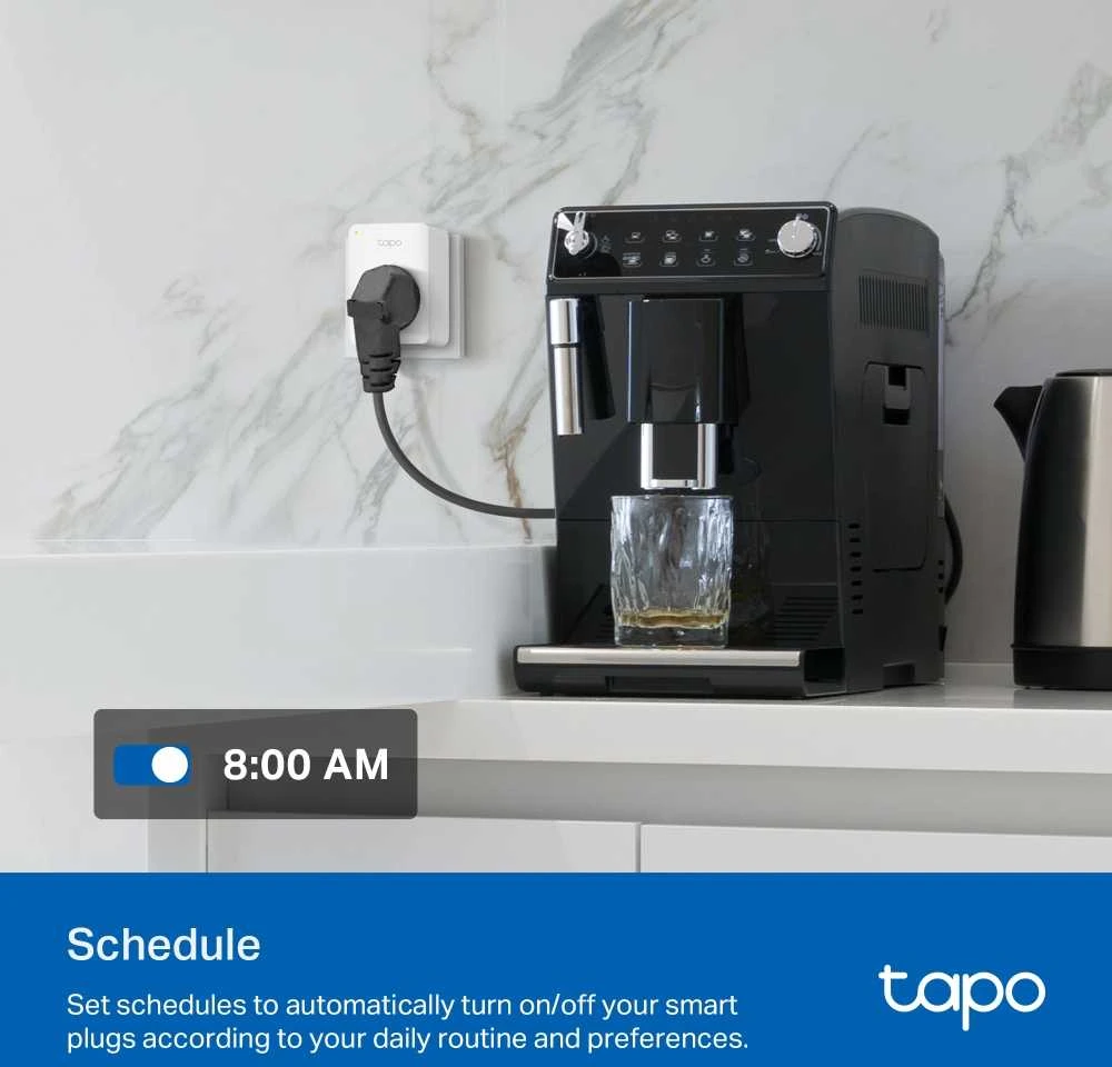 TP-LINK | Mini Smart Wi-Fi Socket | Tapo P110 | Baltas