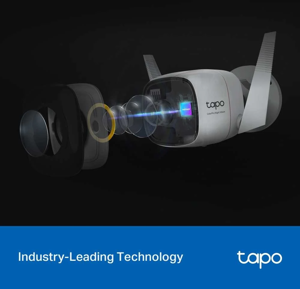 TP-Link Tapo C320WS lauko saugos Wi-Fi kamera | TP-LINK | Lauko apsaugos „Wi-Fi“ kamera | C320WS | Kulka | 4 MP | 3,89 mm | IP66 | H.264 | MicroSD
