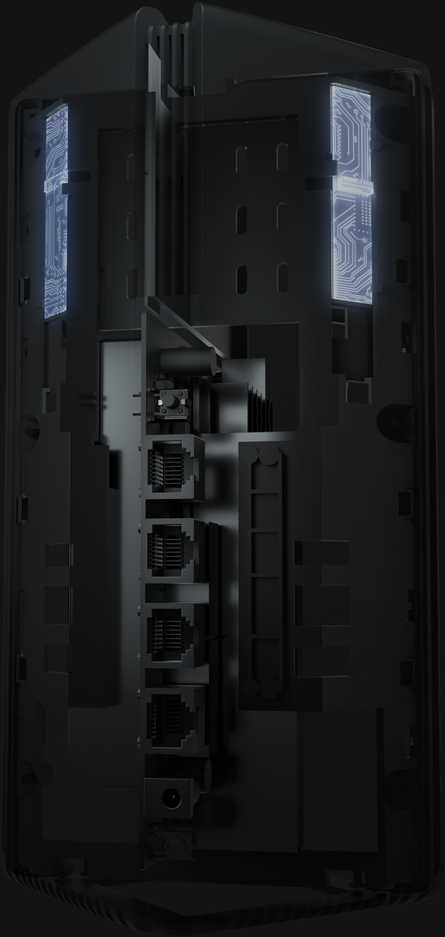 Maršrutizatorius XIAOMI Mesh System AX3000 (1vnt.), Juodos spalvos