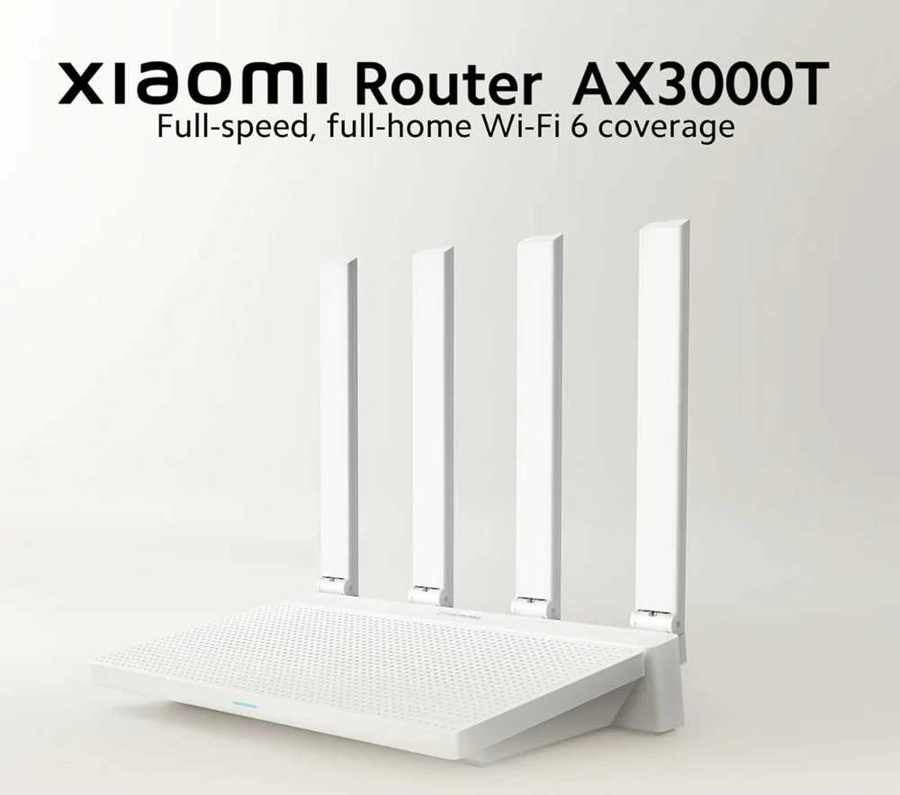 "Xiaomi" maršrutizatorius AX3000t (Baltas)