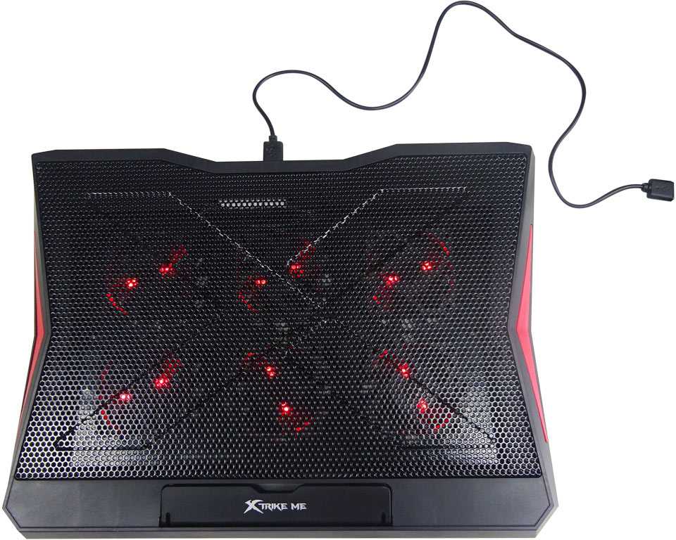 XTRIKE ME Aušinimo dėklas skirtas laptopFN-811 juoda/juodas