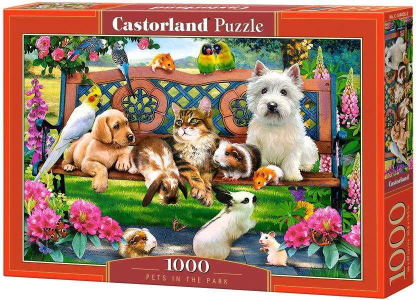 Castorland Dėlionė 1000 vnt. - Augintiniai parke