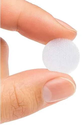 RUHHY savisaugantis Velcro 18mm 500vnt baltas