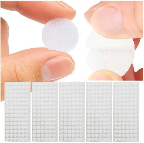 RUHHY savisaugantis Velcro 18mm 500vnt baltas