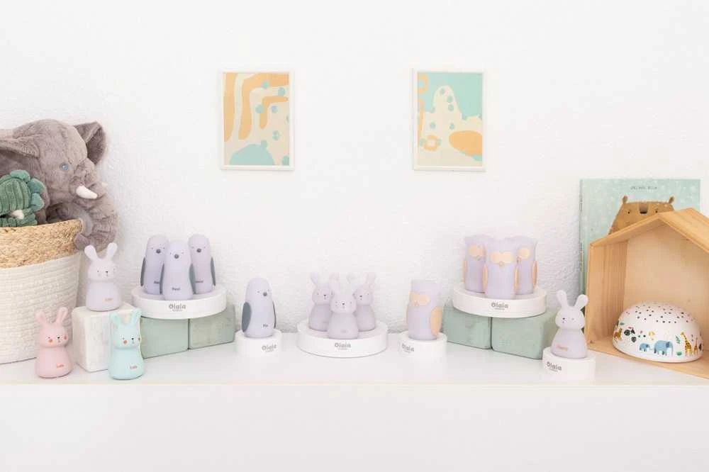 Olala Boutique 3 LED lovos lempų rinkinys „Olala“ - zuikis, lengvas kelias