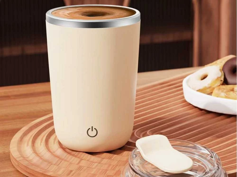 Termo puodelis su automatinio maišymo funkcija 350 ml