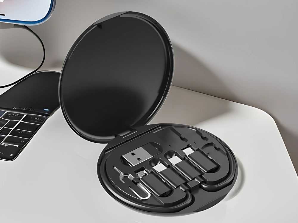 5-in-1 USB-C, micro USB, TYPE A adapterių rinkinys