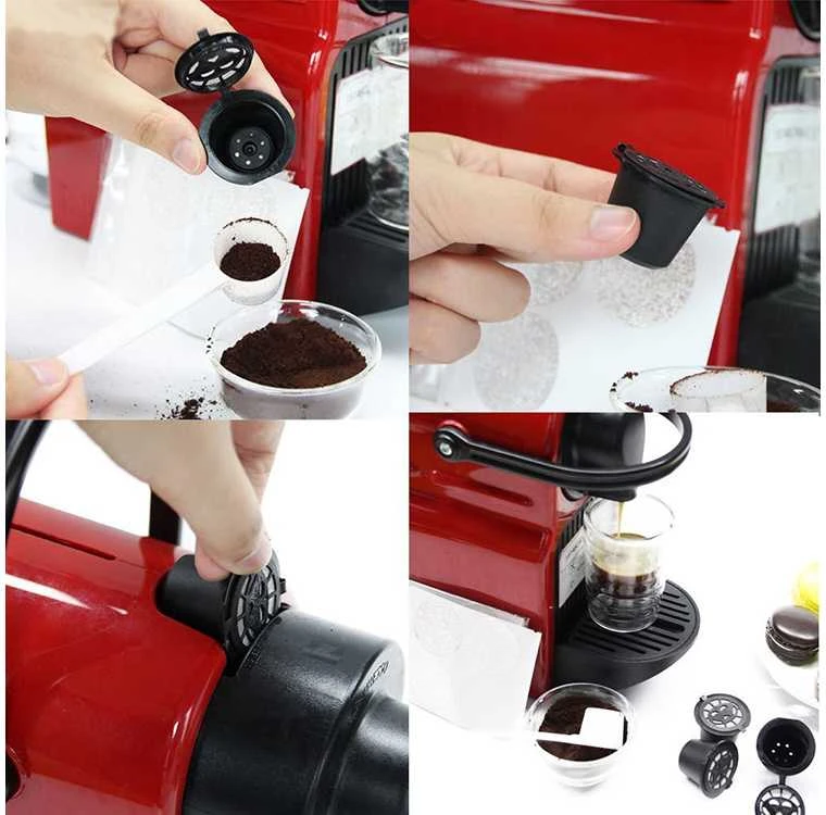 5 x daugkartinės Nespresso kavos kapsulės