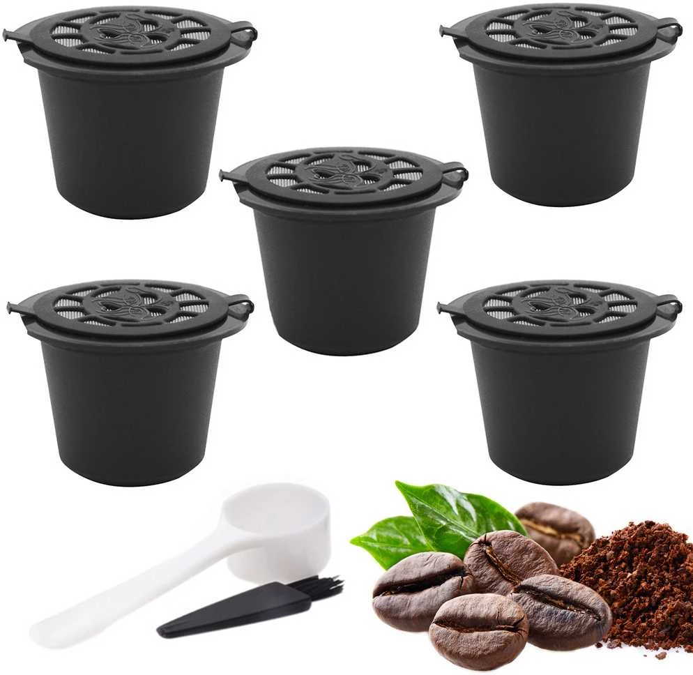 5 x daugkartinės Nespresso kavos kapsulės
