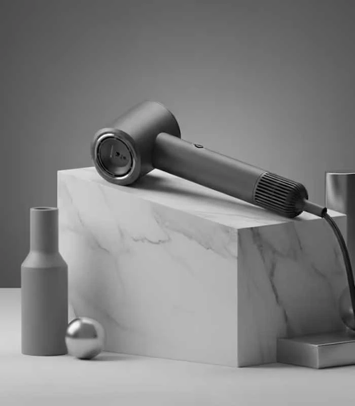 5in1 Plaukų džiovintuvas su jonizacija, juodas