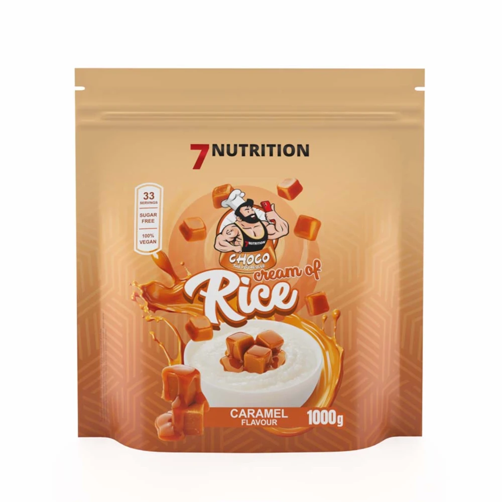 7 Nutrition Kreminis of Rice 1kg ryžių kremas : Skonis - Karamelinis